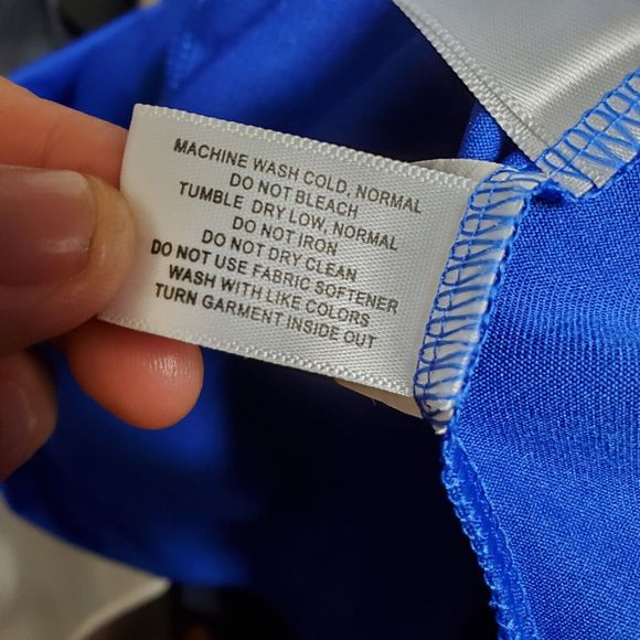 Cutter & Buck CB DryTec Blue Polo Shirt Moisture Wicking Short Sleeves Sz 2XT - Picture 7 of 10